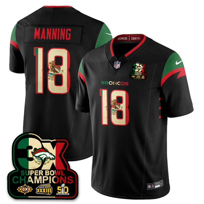 DEN Mexico Vapor Limited Jersey - All Stitched