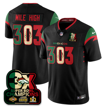 DEN Mexico Vapor Limited Jersey - All Stitched