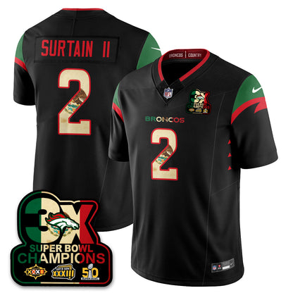 DEN Mexico Vapor Limited Jersey - All Stitched