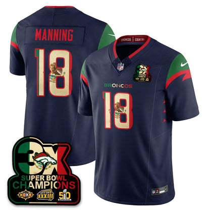DEN Mexico Vapor Limited Jersey - All Stitched