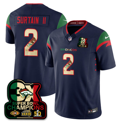 DEN Mexico Vapor Limited Jersey - All Stitched