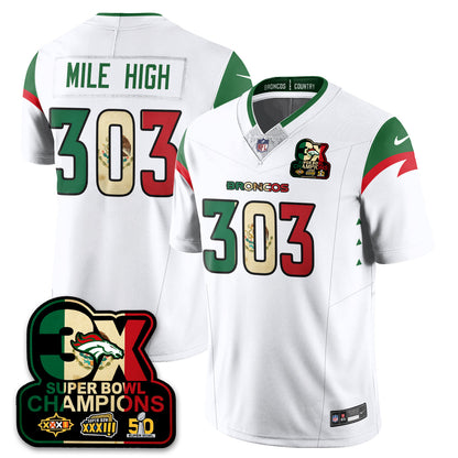 DEN Mexico Vapor Limited Jersey - All Stitched