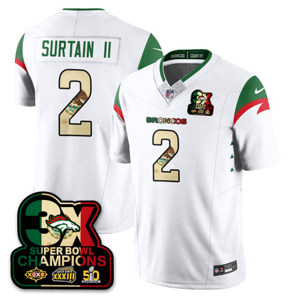 DEN Mexico Vapor Limited Jersey - All Stitched