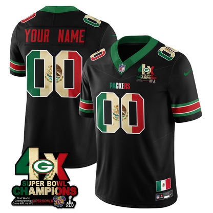 GB Mexico Vapor Limited Custom Jersey - All Stitched