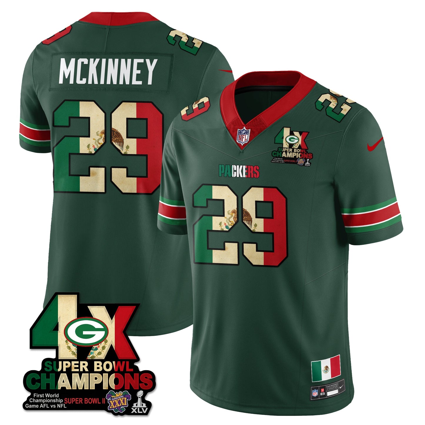 GB Mexico Vapor Limited Jersey - All Stitched