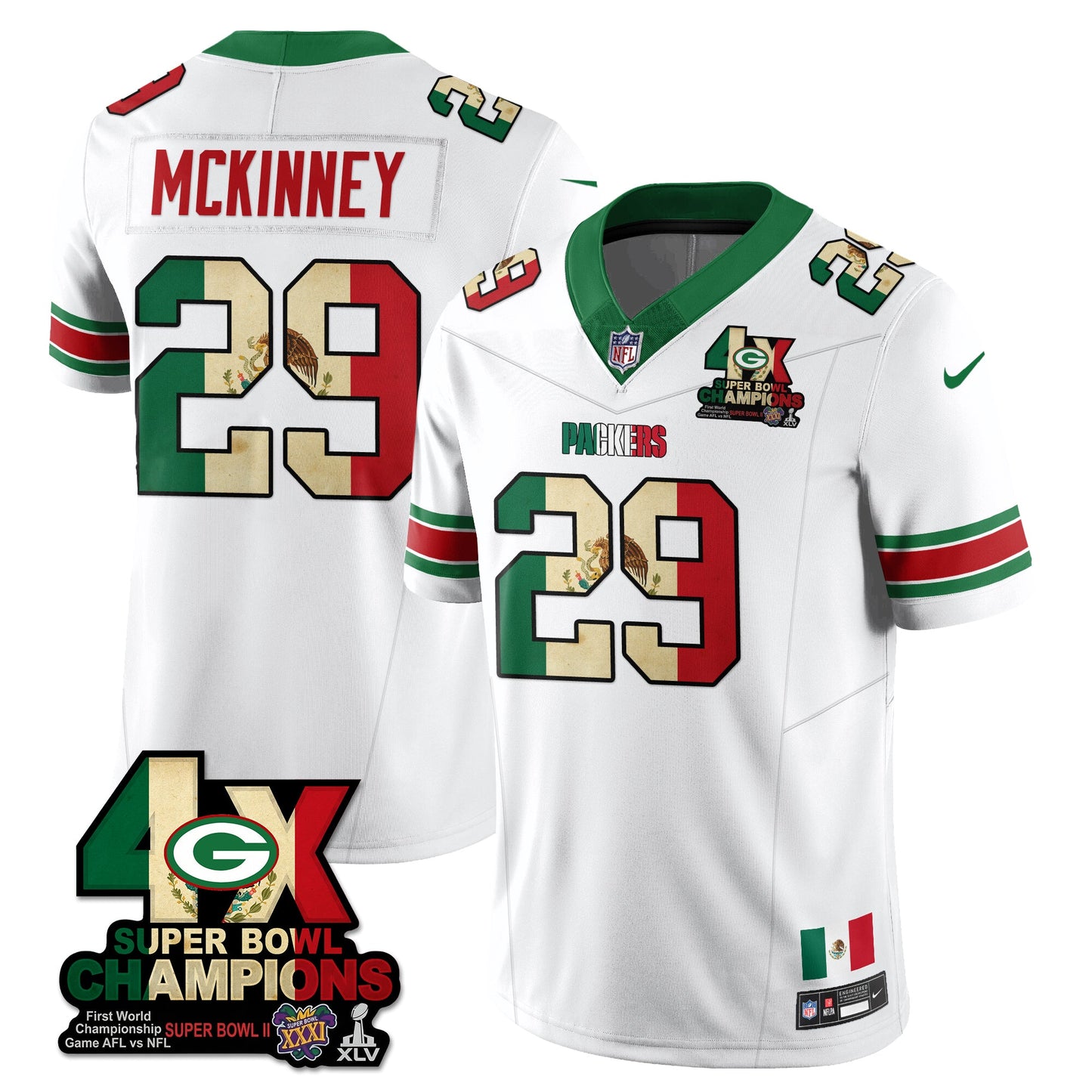 GB Mexico Vapor Limited Jersey - All Stitched