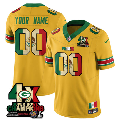 GB Mexico Vapor Limited Custom Jersey - All Stitched