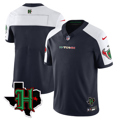 HOU Mexico Vapor Limited Jersey - All Stitched