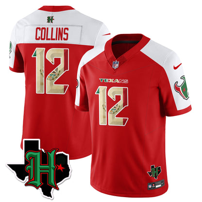 HOU Mexico Vapor Limited Jersey - All Stitched