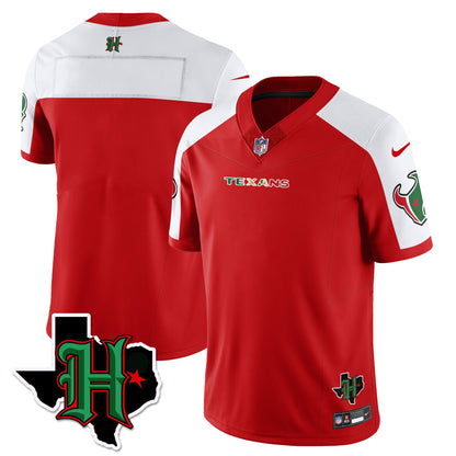 HOU Mexico Vapor Limited Jersey - All Stitched