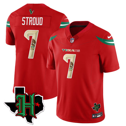 HOU Mexico Vapor Limited Jersey - All Stitched
