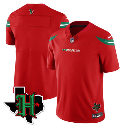 HOU Mexico Vapor Limited Jersey - All Stitched