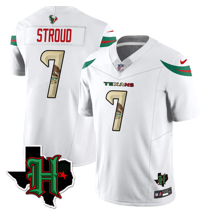HOU Mexico Vapor Limited Jersey - All Stitched