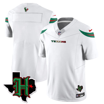 HOU Mexico Vapor Limited Jersey - All Stitched