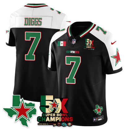 DAL Mexico Vapor Limited Jersey - All Stitched