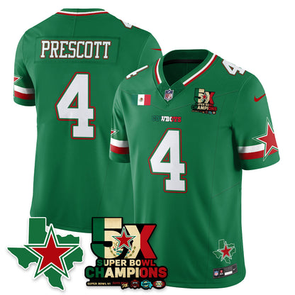 DAL Mexico Vapor Limited Jersey - All Stitched