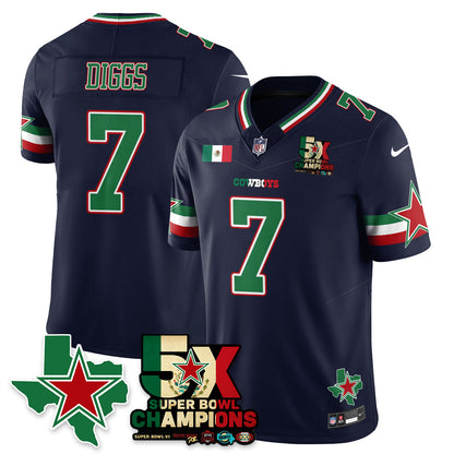 DAL Mexico Vapor Limited Jersey - All Stitched