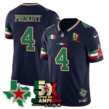 DAL Mexico Vapor Limited Jersey - All Stitched