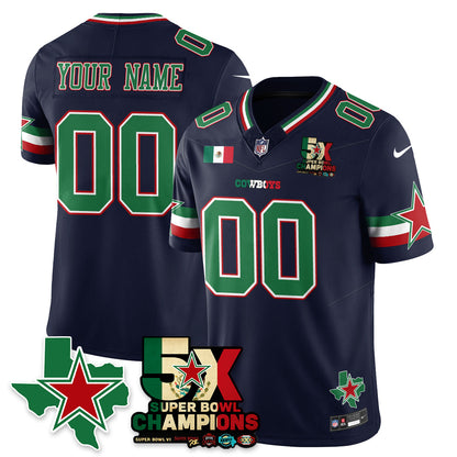 DAL Mexico Vapor Limited Jersey - All Stitched