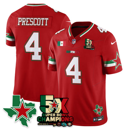 DAL Mexico Vapor Limited Jersey - All Stitched