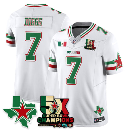 DAL Mexico Vapor Limited Jersey - All Stitched