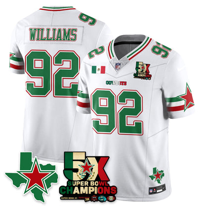 DAL Mexico Vapor Limited Jersey - All Stitched