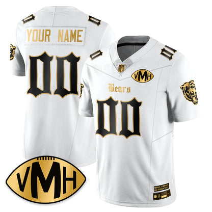 Custom CHI VMH Tribute Patch Vapor Limited Gold Jersey - All Stitched