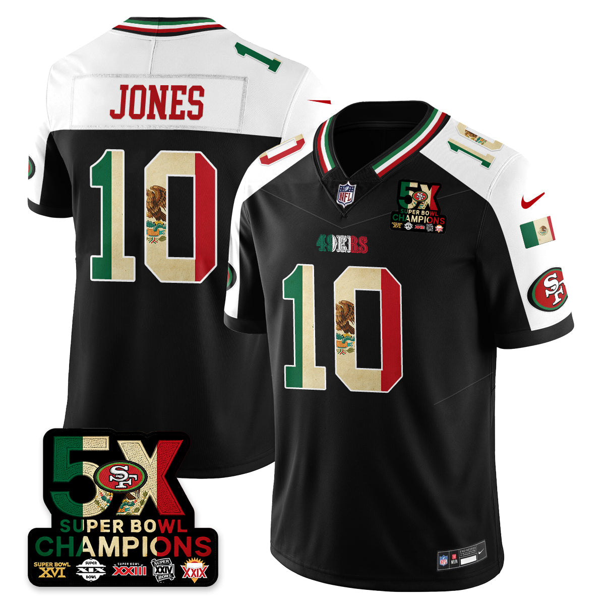 SF Mexico Vapor Limited Jersey - All Stitched