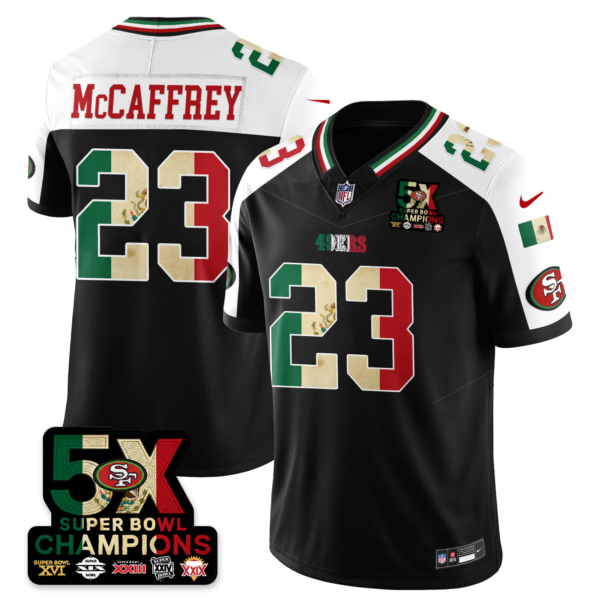 SF Mexico Vapor Limited Jersey - All Stitched