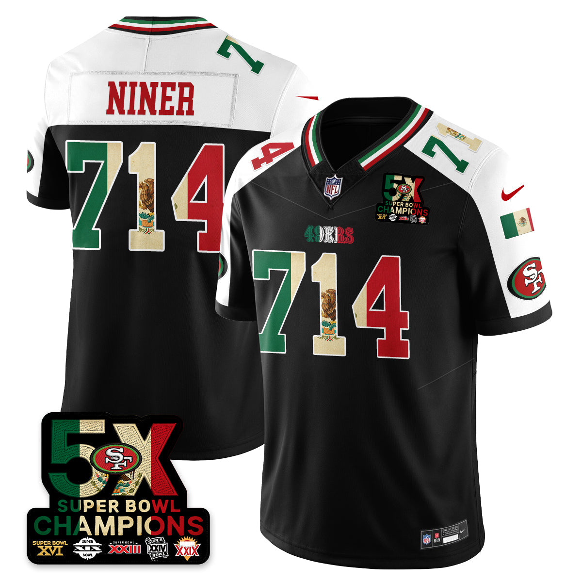 SF Mexico Vapor Limited Jersey - All Stitched