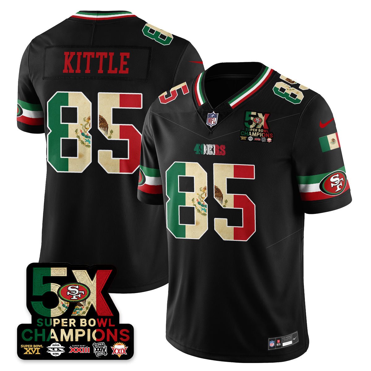 SF Mexico Vapor Limited Jersey - All Stitched