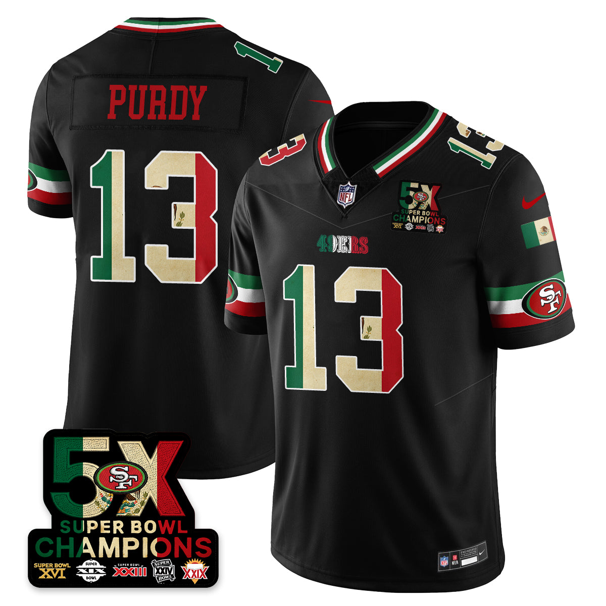 SF Mexico Vapor Limited Jersey - All Stitched