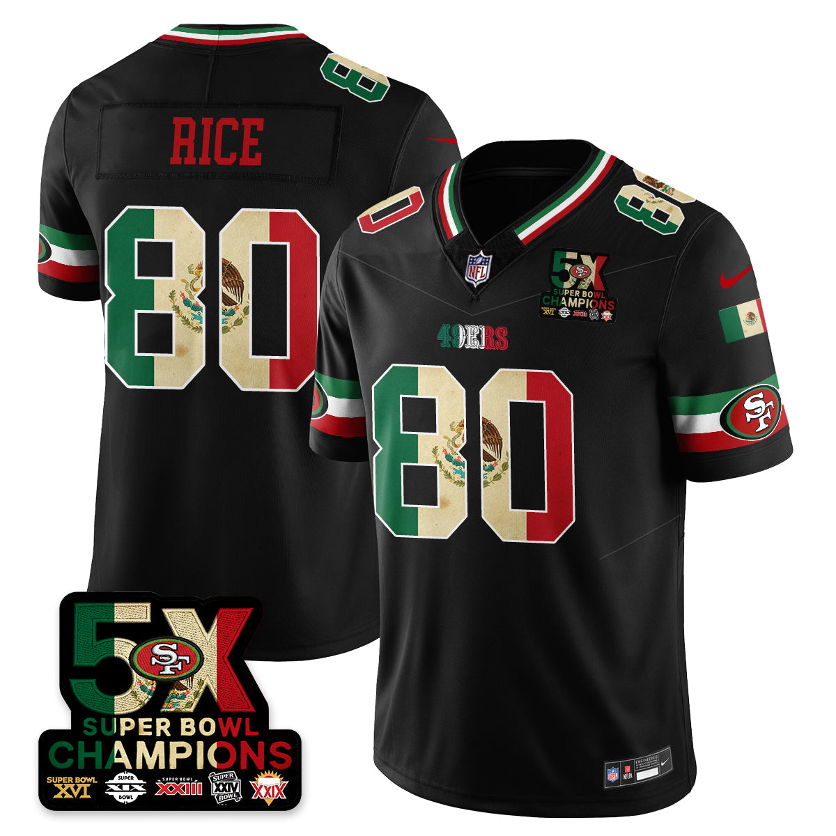 SF Mexico Vapor Limited Jersey - All Stitched
