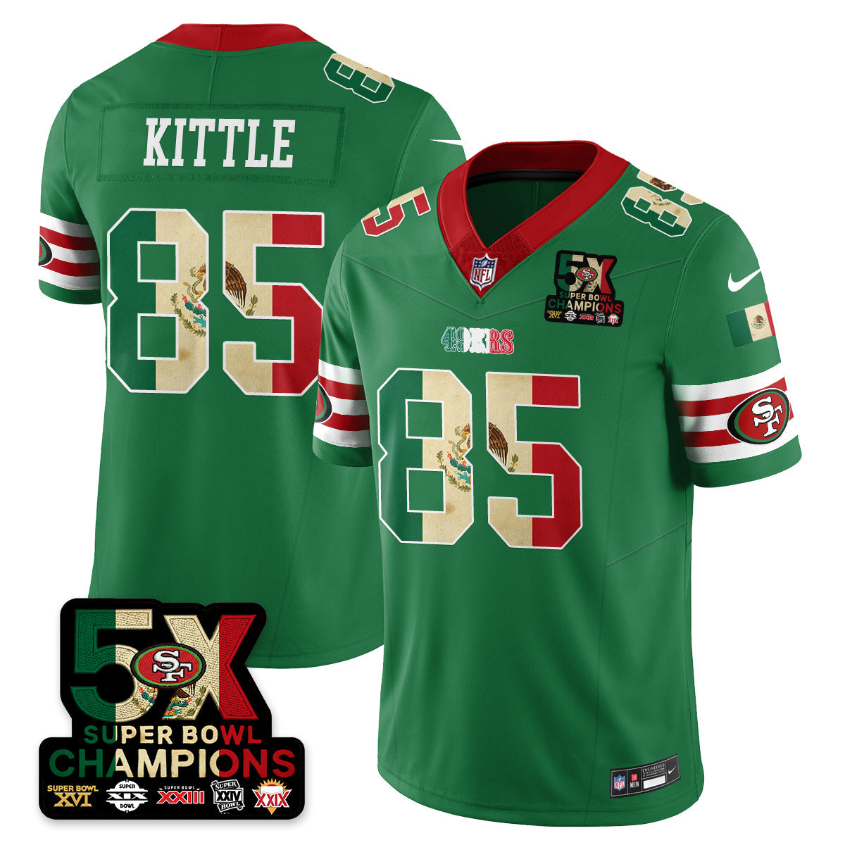 SF Mexico Vapor Limited Jersey - All Stitched