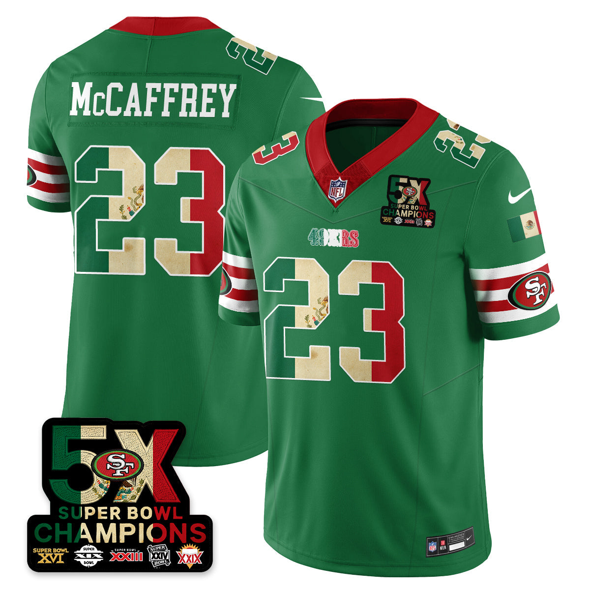 SF Mexico Vapor Limited Jersey - All Stitched