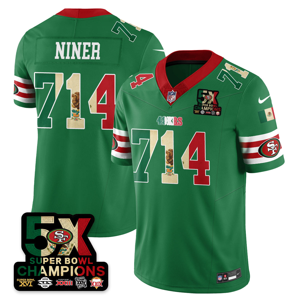 SF Mexico Vapor Limited Jersey - All Stitched