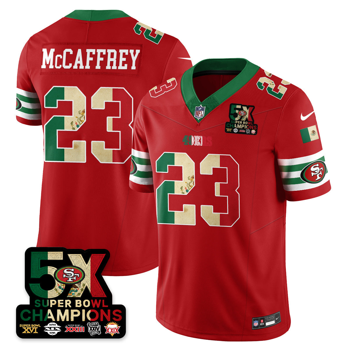 SF Mexico Vapor Limited Jersey - All Stitched