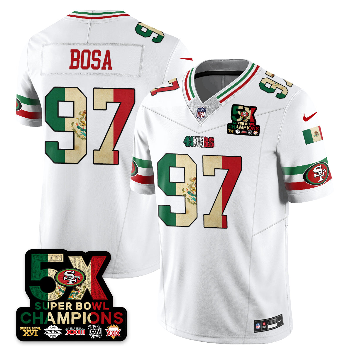 SF Mexico Vapor Limited Jersey - All Stitched