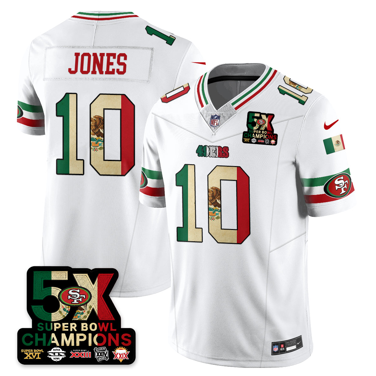 SF Mexico Vapor Limited Jersey - All Stitched