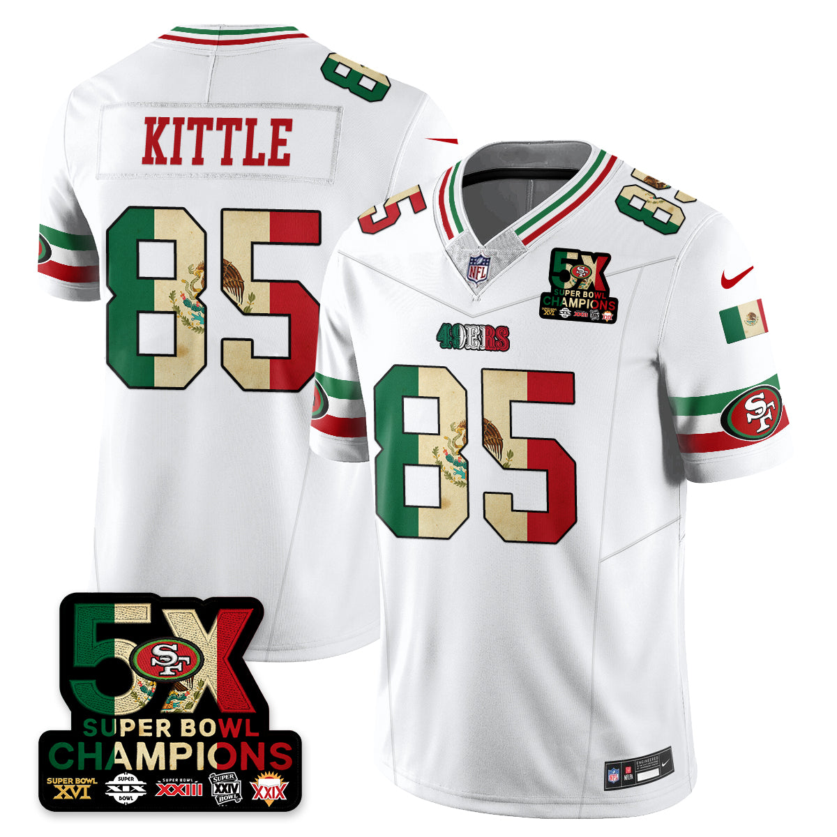 SF Mexico Vapor Limited Jersey - All Stitched