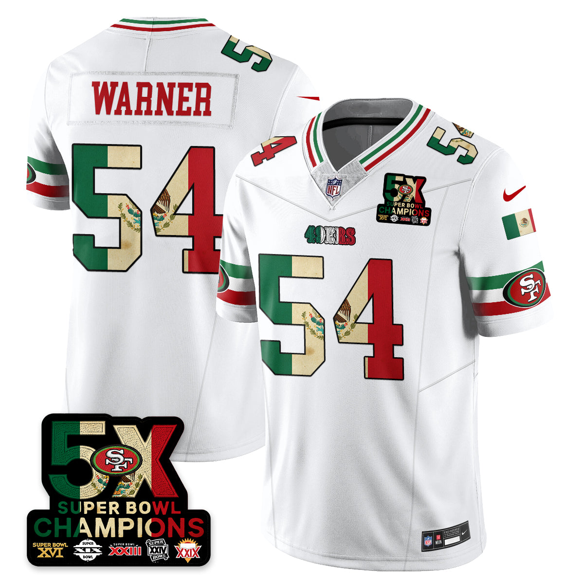 SF Mexico Vapor Limited Jersey - All Stitched