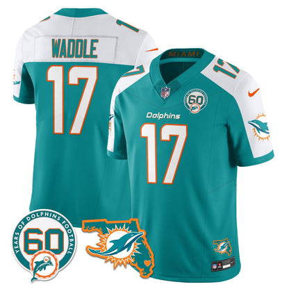 MIA 60th Season Vapor Limited Jersey - All Stitched
