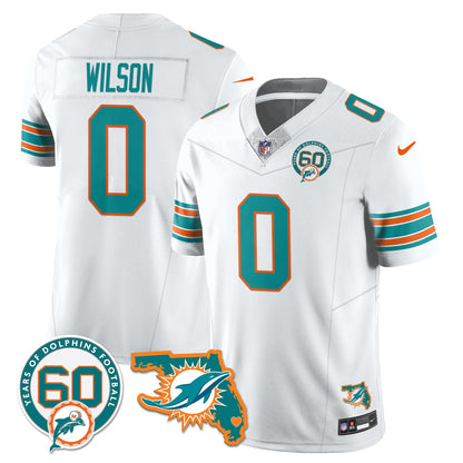 MIA 60th Season Vapor Limited Jersey - All Stitched