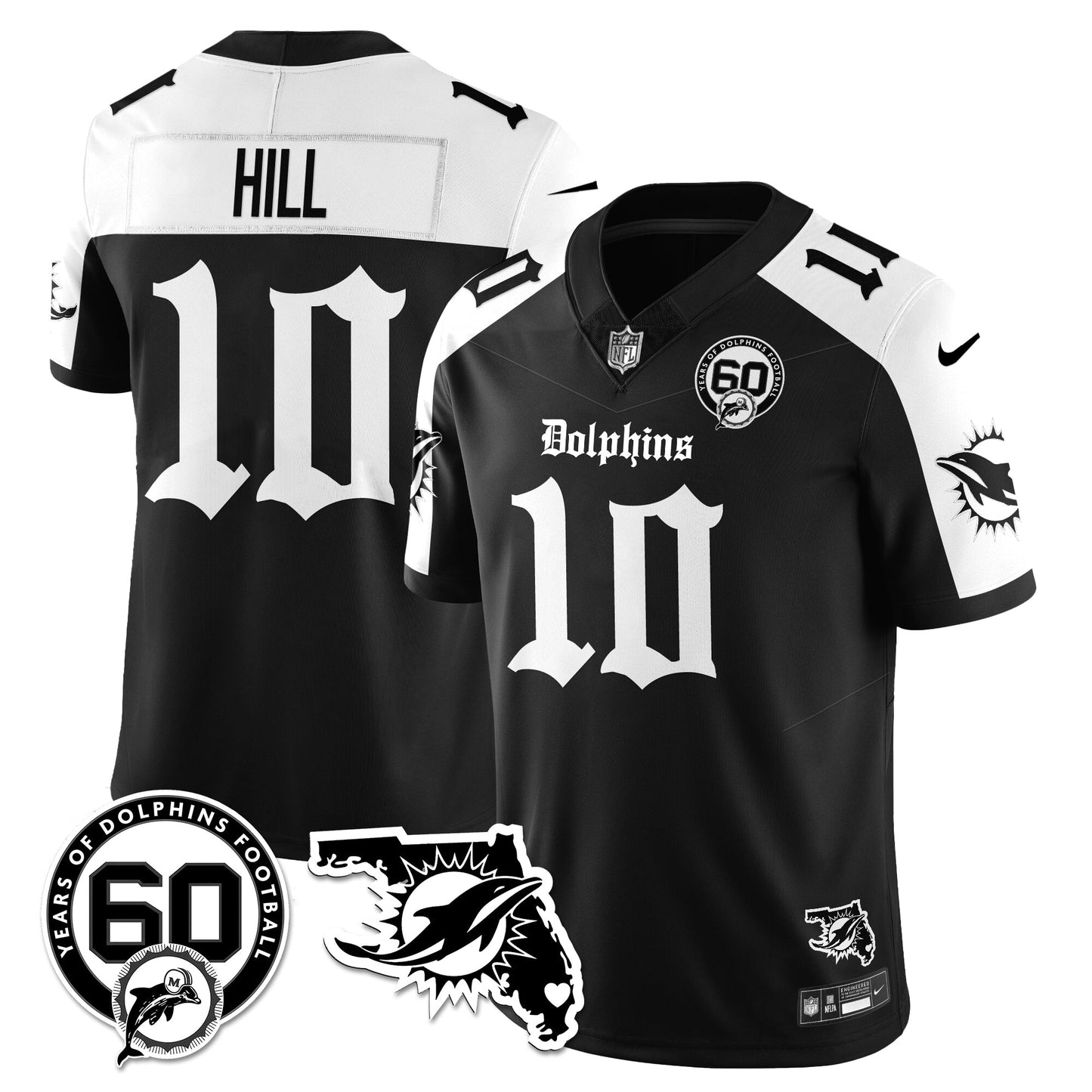 MIA 60th Season Gothic Vapor Limited Jersey - All Stitched