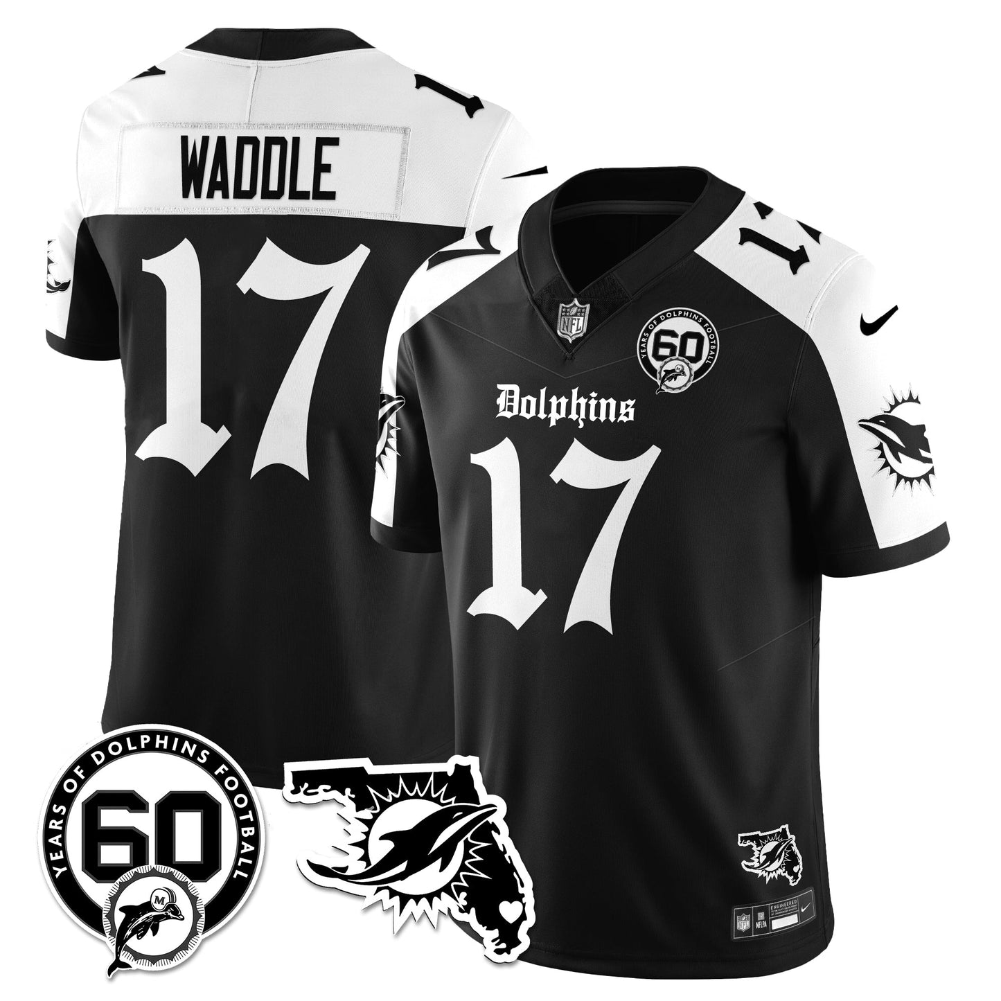 MIA 60th Season Gothic Vapor Limited Jersey - All Stitched
