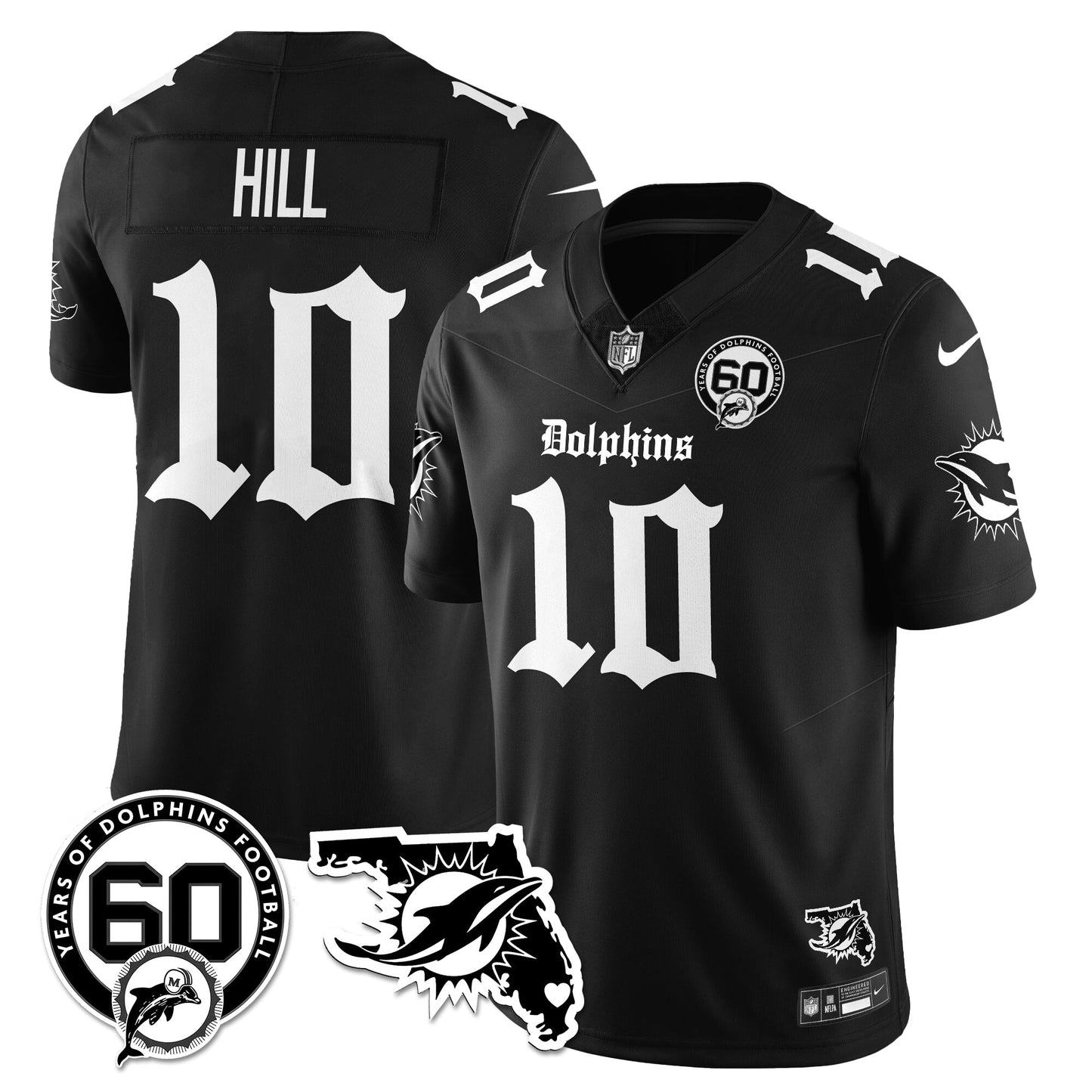 MIA 60th Season Gothic Vapor Limited Jersey - All Stitched