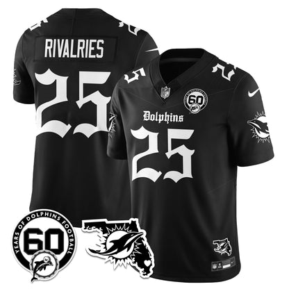 MIA 60th Season Gothic Vapor Limited Jersey - All Stitched