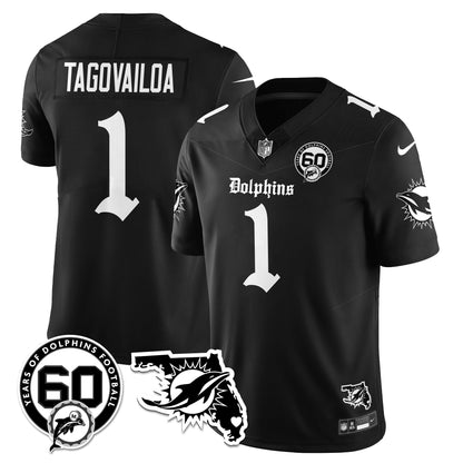 MIA 60th Season Gothic Vapor Limited Jersey - All Stitched