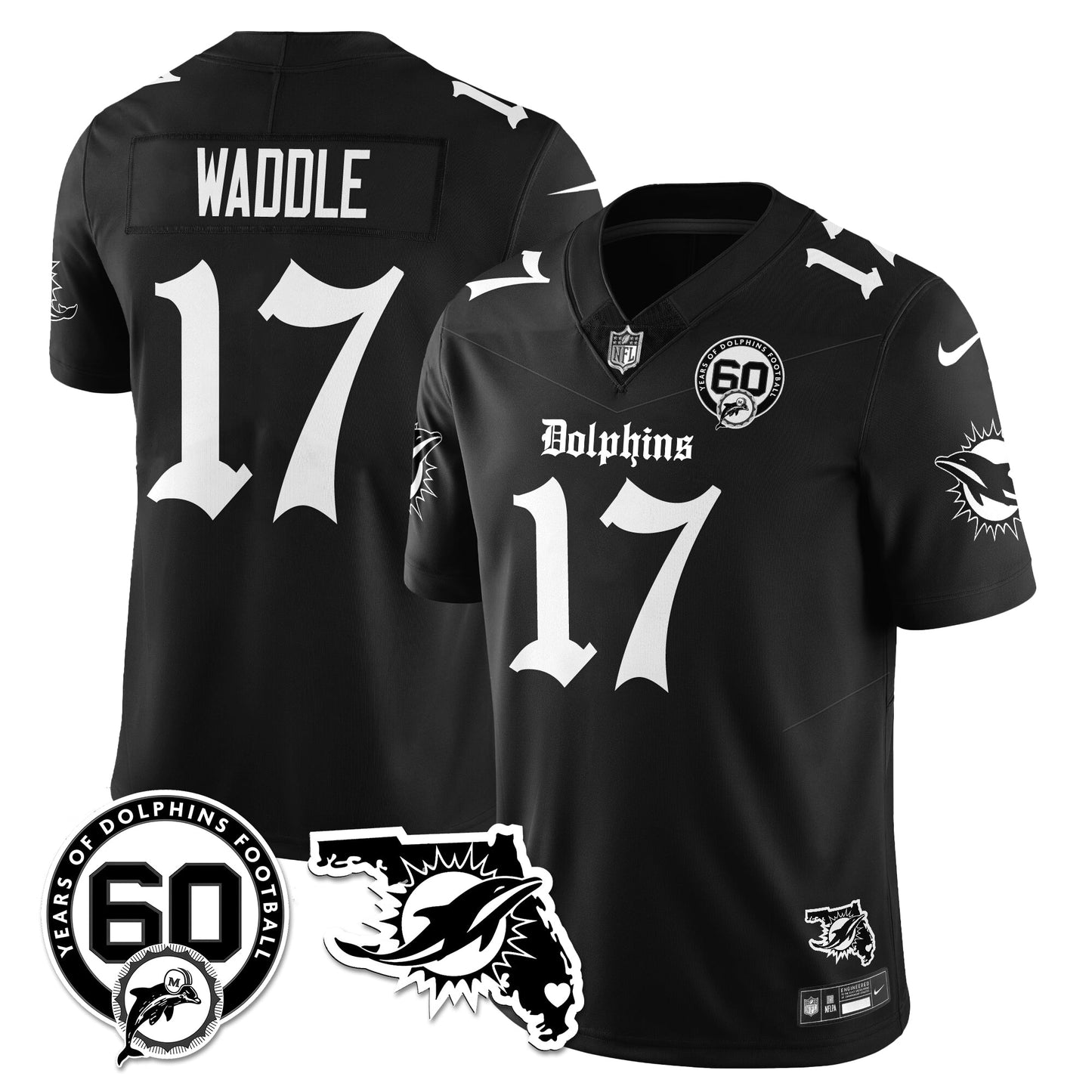 MIA 60th Season Gothic Vapor Limited Jersey - All Stitched