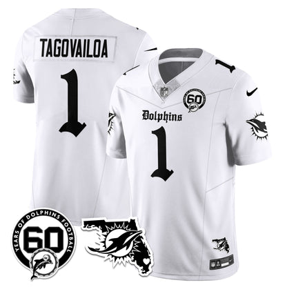 MIA 60th Season Gothic Vapor Limited Jersey - All Stitched